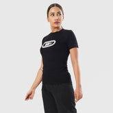 Black Chic Half Sleeve Shirt